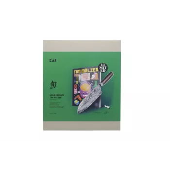 Kai Shun Premier Tim Maelzer Santoku Messer + Buch
