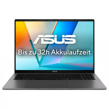ASUS Vivobook S16 S3607VA-RP142W Laptop, 16 Zoll WUXGA, Intel Core 7 240H, 16 GB RAM, 1 TB SSD, Windows 11 Home, Grau