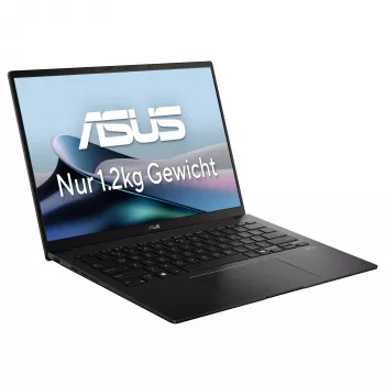 ASUS Zenbook 14 OLED UM3406GA-QD032W Laptop, AMD Ryzen AI 7 445, 14 Zoll WUXGA, 32 GB RAM, 1 TB SSD, Windows 11 Home, Schwarz