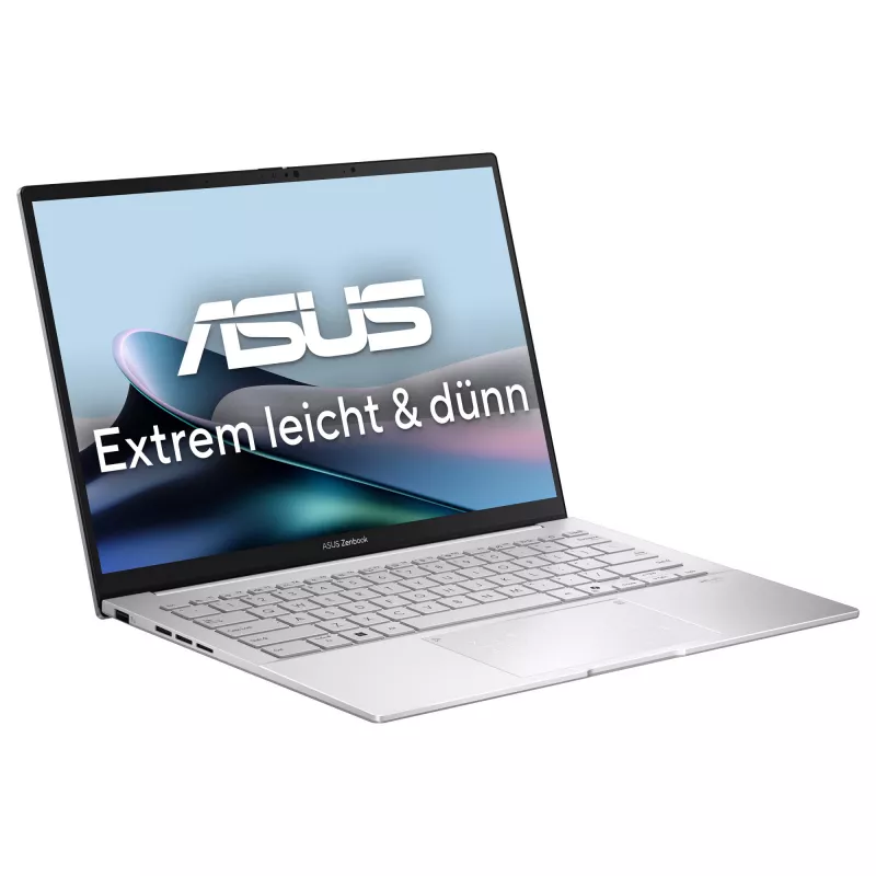 ASUS Zenbook 14 OLED UX3405CA-ST775X Laptop, Intel Core Ultra 9 285H, 32GB RAM, 1TB SSD, 14 Zoll WQXGA+, Windows 11 Pro, Silber