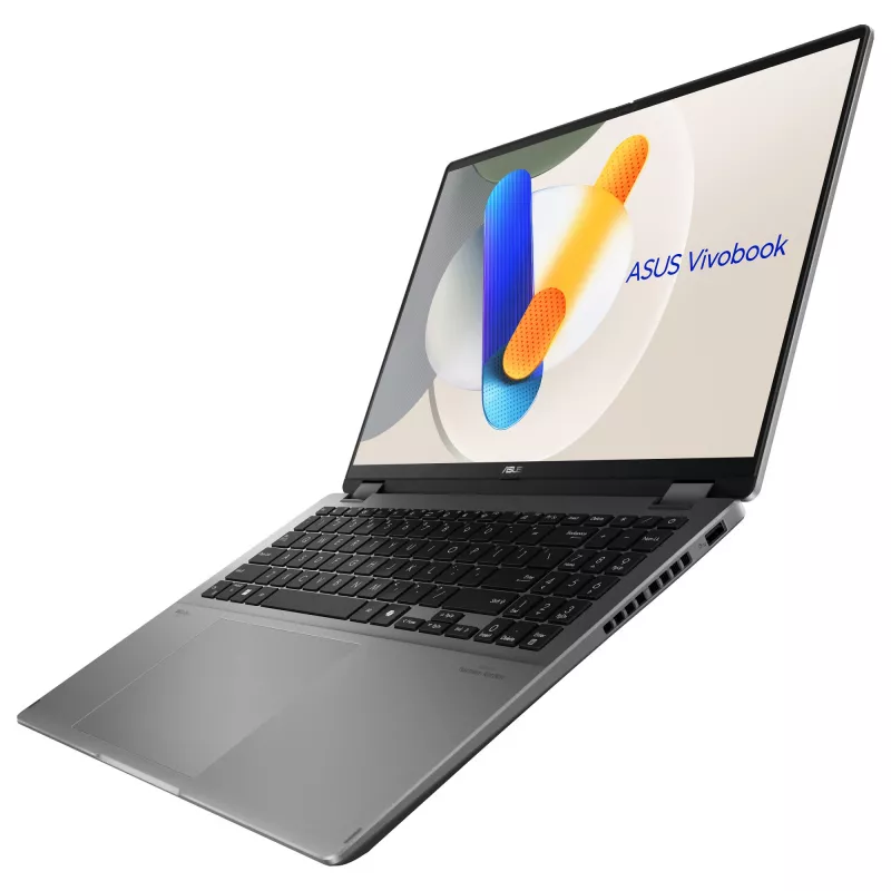 ASUS Vivobook 16 Flip TP3607SA-SI155W 2-in-1 Laptop, Intel Core Ultra 7 256V, 16 Zoll WUXGA Touchscreen, 16 GB RAM, 1 TB SSD, Windows 11 Home, Grau