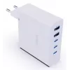 Verico MOJO GaN 140W Multi-Port USB-C und USB-A Schnellladegerät für Laptops, Smartphones und Tablets, Weiß