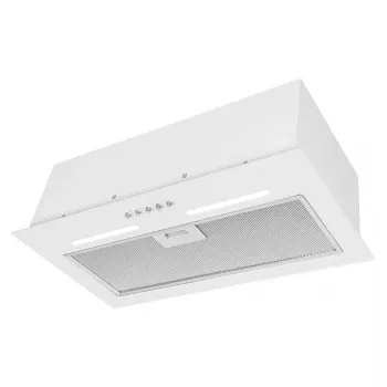 Einbau-Dunstabzugshaube MPM MPM-45-OW-06/W — 450 mm, 645 m³/h, 3 Geschwindigkeiten, Aluminiumfettfilter, weiß