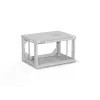 Wandmontiertes 19-Zoll-Rack-Gehäuse A-LAN ALANTEC 6U 600x450 mm, Stahl, Tür aus gehärtetem Glas, abschließbar, grau