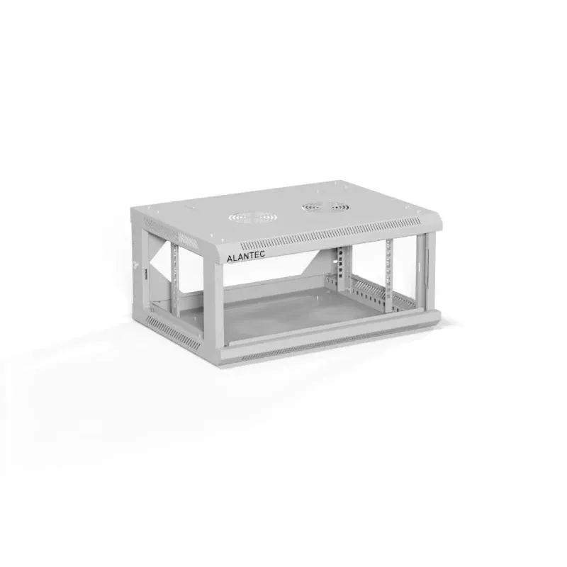 ALANTEC 19 4U 600x450 Wandmontage-Schrank, grau