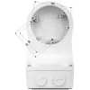 Mastmontagehalterung für Dome-Kameras TR-JB07/WM03-G-IN