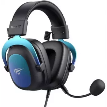 HAVIT H2002U PRO Bluetooth-Gaming-Headset mit Mikrofon, Schwarz/Blau