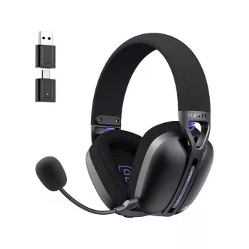 Gaming-Headset HAVIT Fuxi-H3 Plus — Kabelgebundene Stereo-Kopfhörer mit Mikrofon (schwarz)