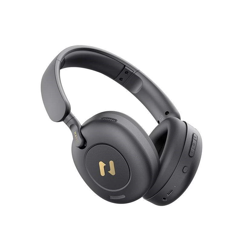Over-Ear-Bluetooth-Kopfhörer HAVIT H655BT PRO — kabelloses Audio, eingebautes Mikrofon, schwarz