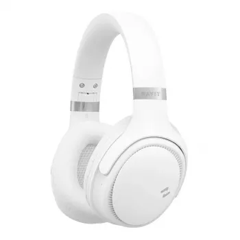 Kabellose Bluetooth-Kopfhörer HAVIT H630BT — On-Ear, Bluetooth, integriertes Mikrofon, Weiß