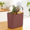 Rotho Multibag Albula Style 25L Wäschekorb, Eisenrot