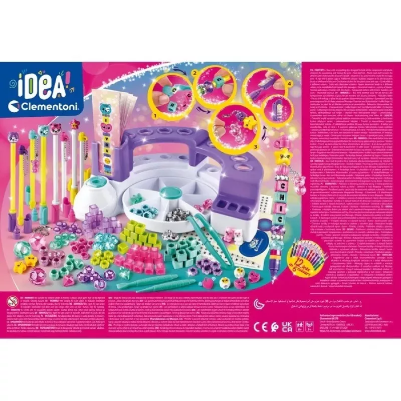 Clementoni Idea Art - Kugelschreiber-Fabrik mit Botschaft