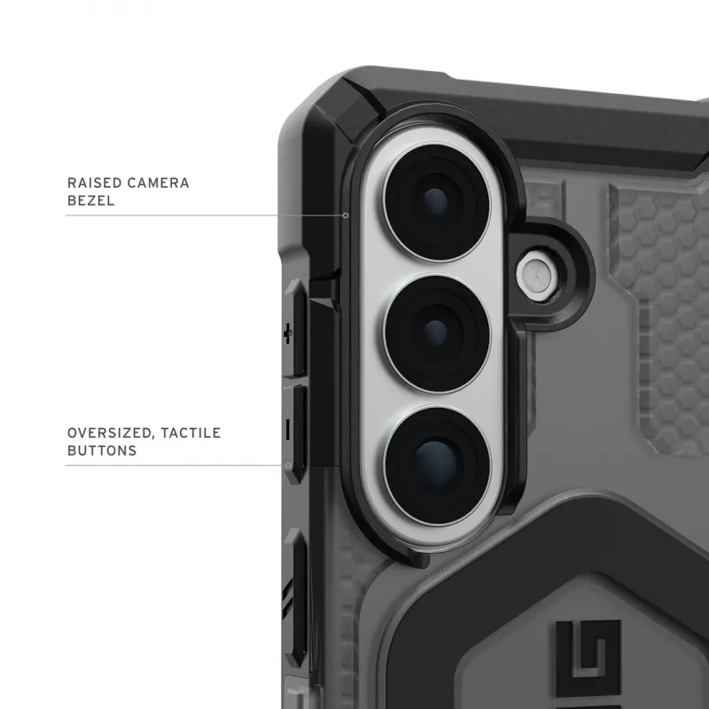 UAG Urban Armor Gear Pathfinder Case mit Magnetmodul | Samsung Galaxy S26 | ash (grau transparent)/Schwarz | 214528113140 (214528113140)