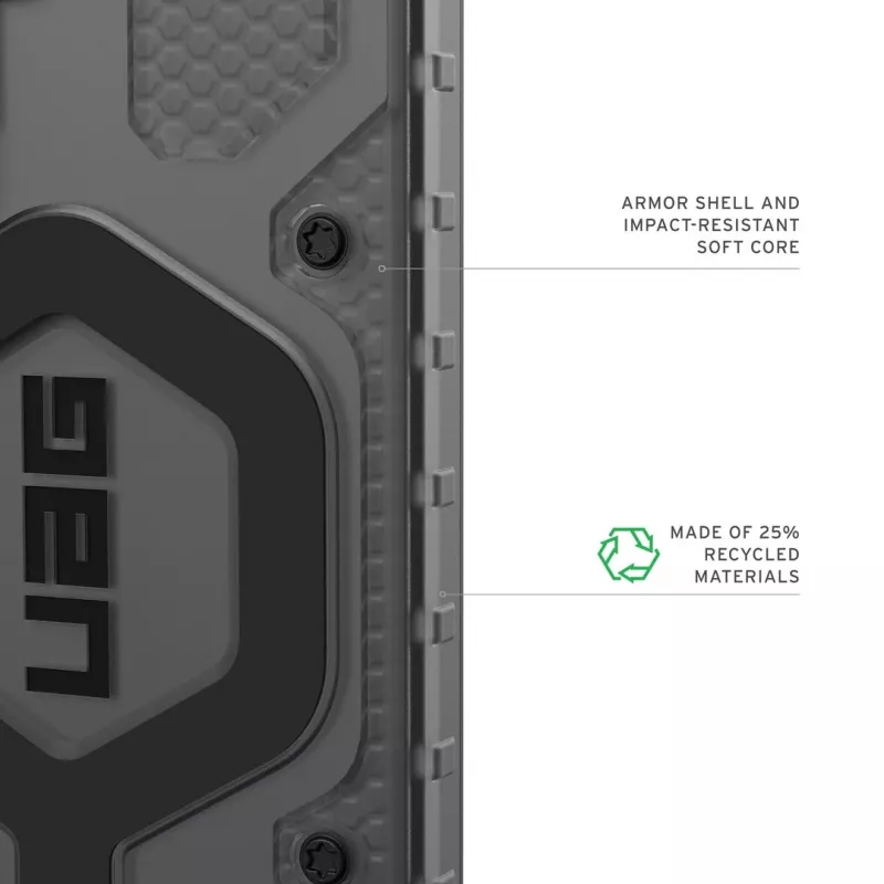 UAG Urban Armor Gear Pathfinder Case mit Magnetmodul | Samsung Galaxy S26 | ash (grau transparent)/Schwarz | 214528113140 (214528113140)