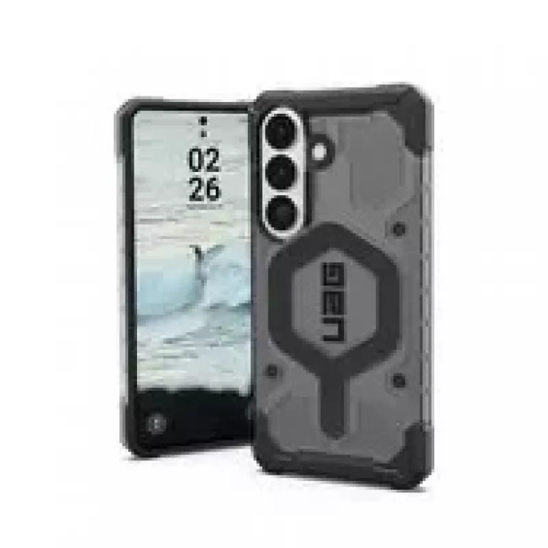 UAG Urban Armor Gear Pathfinder Case mit Magnetmodul | Samsung Galaxy S26 | ash (grau transparent)/Schwarz | 214528113140 (214528113140)