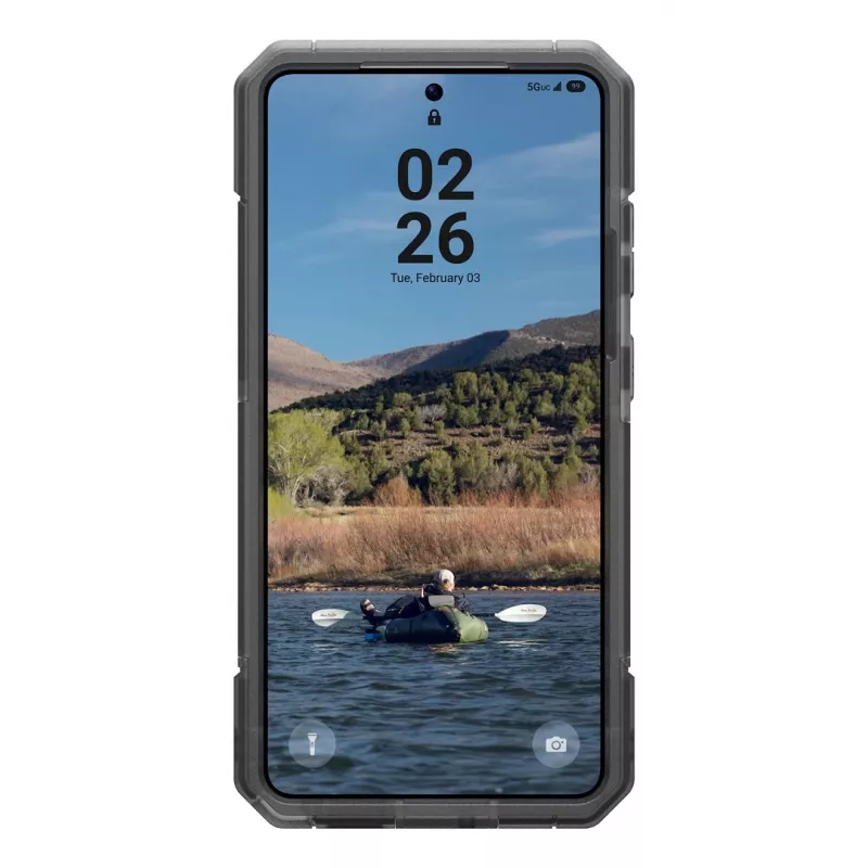 UAG Urban Armor Gear Trooper Hülle mit Magnetmodul | Samsung Galaxy S26 Ultra | transparent/ash (grau) | 214516114G31 (214516114G31)