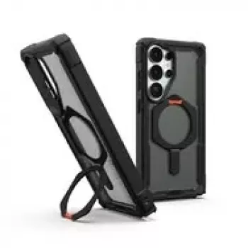 UAG Urban Armor Gear Plasma XTE Kickstand-Hülle mit Magnetmodul | Samsung Galaxy S26 Ultra | Schwarz/Orange | 214522114097