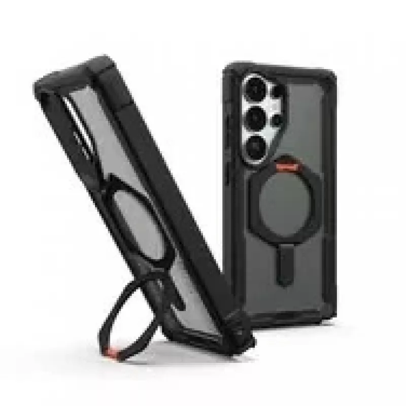 UAG Urban Armor Gear Plasma XTE Kickstand-Hülle mit Magnetmodul | Samsung Galaxy S26 Ultra | Schwarz/Orange | 214522114097