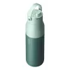 LARQ PureVis 2 selbstreinigende Wasserflasche aus Edelstahl 680 ml, Schraubdeckel, integrierter Akku, 20 Tage Akkulaufzeit, grün