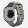 Nomad Sport Band grau Gummi für Smartwatch, Breite 21,5 mm, Handgelenk 160–195 mm