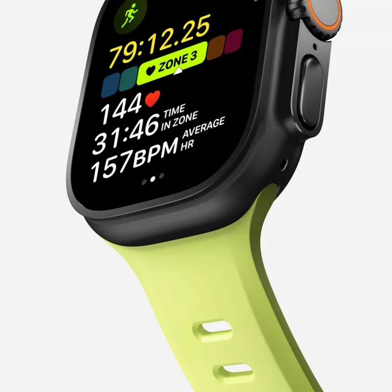 NOMAD Tempo Band - Armband für Apple Watch 49mm mit FKM (Lumen)