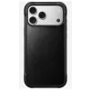 Handyhülle Nomad Rugged Leather Case für iPhone 17 Pro Max, Hülle, Leder + TPU + PC, passend für 17,5 cm (6,9 Zoll) Bildschirm, schwarz
