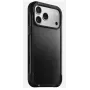 Handyhülle Nomad Rugged Leather Case für iPhone 17 Pro Max, Hülle, Leder + TPU + PC, passend für 17,5 cm (6,9 Zoll) Bildschirm, schwarz