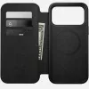 Handyhülle aus Leder Nomad Modern Leather Folio für iPhone 17 Pro Max (6,9 Zoll) Braun, Leder/Aluminium, 4 Kartenfächer