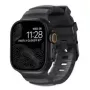 NOMAD Rocky Point Band - Armband für Apple Watch 46mm/49mm mit FKM und Titan (Storm, schwarze Hardware)