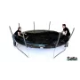 Outdoor-Trampolin Salta Cosmos 427 cm — Modell 5263A, schwarz, rund mit Sicherheitsnetz
