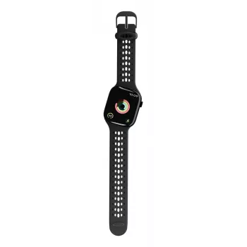 Decoded Silicone Ares O Band - Silikonarmband für Apple Watch 40/42 mm (schwarz)