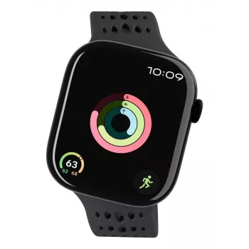Decoded Silicone Ares O Band - Silikonarmband für Apple Watch 40/42 mm (schwarz)