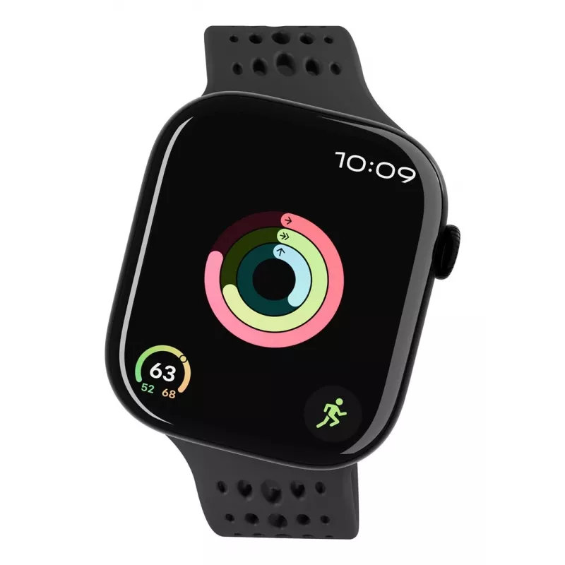 Decoded Silicone Ares O Band - Silikonarmband für Apple Watch 40/42 mm (schwarz)
