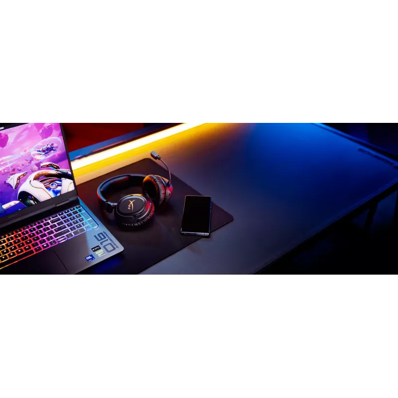 Kabelloses Gaming-Headset HyperX Cloud Flight 2 — ohrumschließend, Schwarz