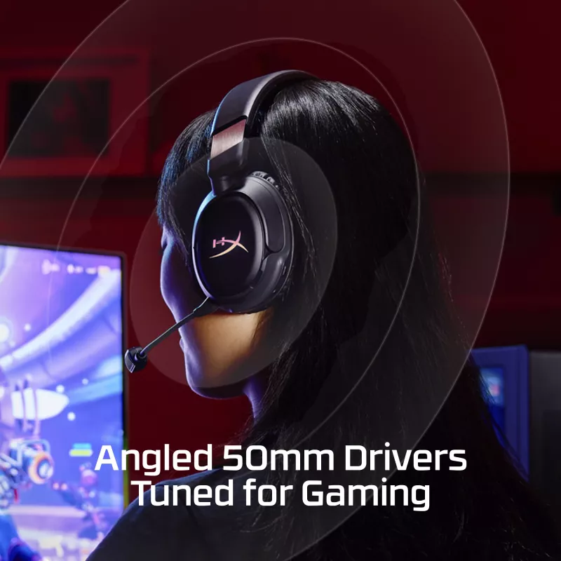 Kabelloses Gaming-Headset KINGSTON HyperX Cloud Flight 2 mit USB-C und Bluetooth, weiß