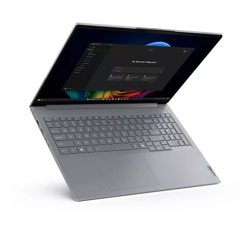 Lenovo ThinkBook 16 G9 IPL Copilot+ PC Intel Core Ultra 7 355 Laptop 40.6 cm (16 Zoll) WUXGA 32 GB DDR5-SDRAM 1 TB SSD Wi-Fi 7 (802.11be) Windows 11 Pro German Grau