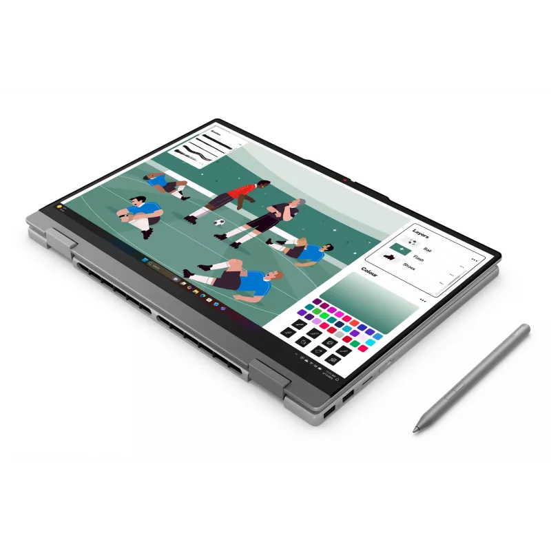 Lenovo IdeaPad 5 2-in-1 15AGP11 Copilot+ PC AMD Ryzen™ AI 5 430 Hybrid (2-in-1) 38,9 cm (15,3 Zoll) Touchscreen WUXGA 16 GB DDR5-SDRAM 512 GB SSD Wi-Fi 7 (802.11be) Windows 11 Home Deutsch Grau