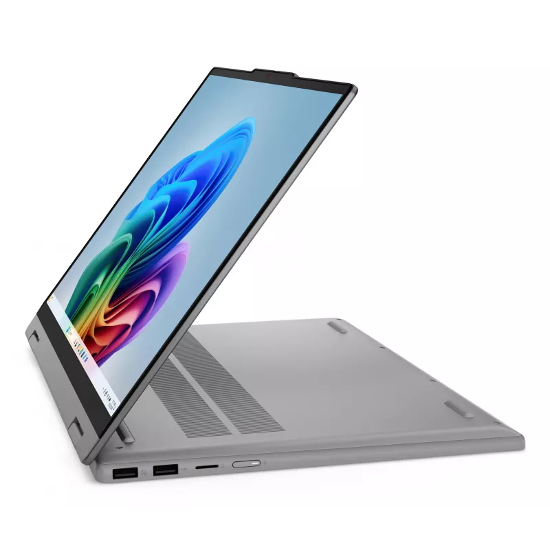Lenovo IdeaPad 5 2-in-1 15AGP11 Copilot+ PC AMD Ryzen™ AI 5 430 Hybrid (2-in-1) 38,9 cm (15,3 Zoll) Touchscreen WUXGA 16 GB DDR5-SDRAM 512 GB SSD Wi-Fi 7 (802.11be) Windows 11 Home Deutsch Grau