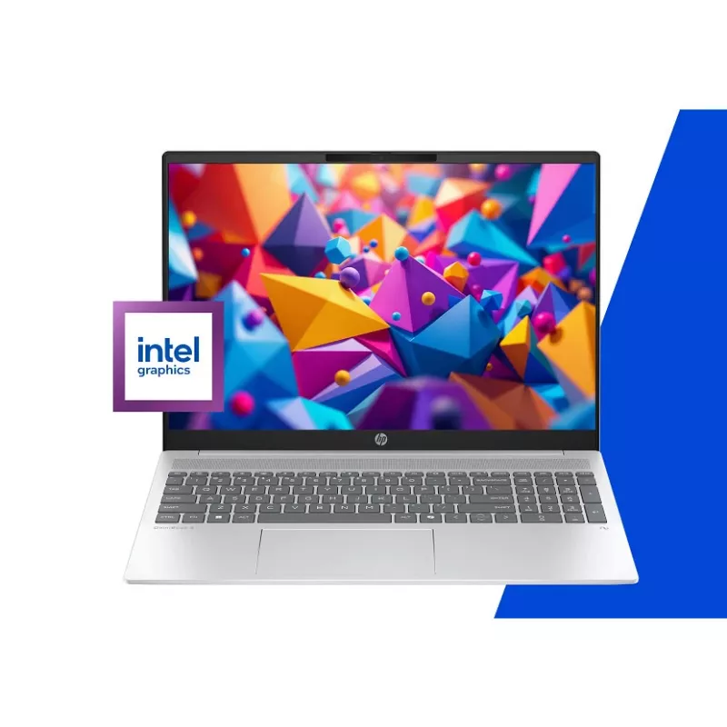 HP OmniBook 5 16-ba1005na Intel® Core™ i3 i3-1315U Laptop 40,6 cm (16 Zoll) 2K 8 GB LPDDR5-SDRAM 512 GB SSD Wi-Fi 6 (802.11ax) Windows 11 Home Silber