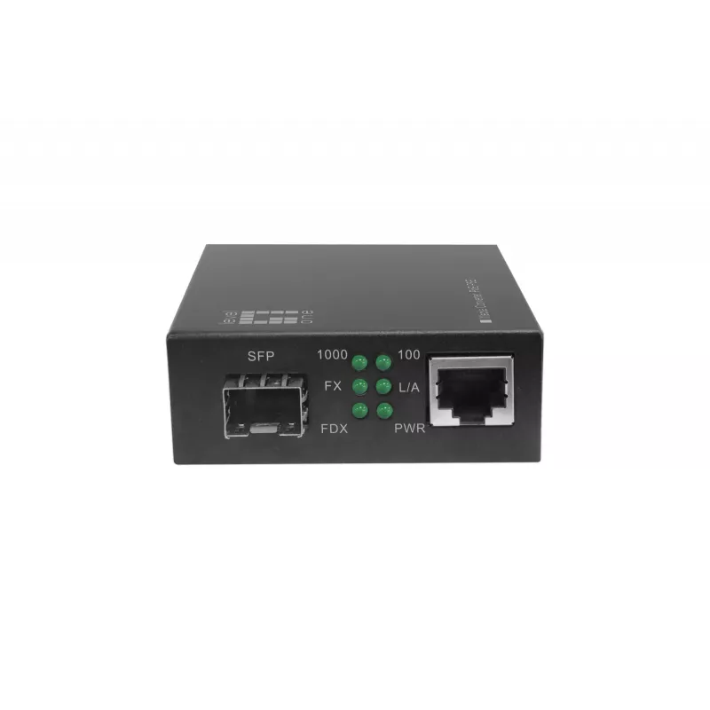 LevelOne RJ45-auf-SFP-Gigabit-Medienkonverter, PoE PSE