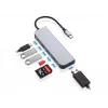 Conceptronic DONN02G Laptop-Dockingstation/Port-Replikator USB 3.2 Gen 1 (3.1 Gen 1) Type-C Aluminium