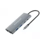 Conceptronic DONN06G 10-in-1 USB 3.2 Gen 1 Dockingstation, HDMI, 100 W USB PD, USB-C 5 Gbit/s x 2, USB-A 5 Gbit/s x 3, SD, TF/MicroSD, GbE