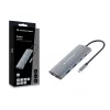 Conceptronic DONN06G 10-in-1 USB 3.2 Gen 1 Dockingstation, HDMI, 100 W USB PD, USB-C 5 Gbit/s x 2, USB-A 5 Gbit/s x 3, SD, TF/MicroSD, GbE