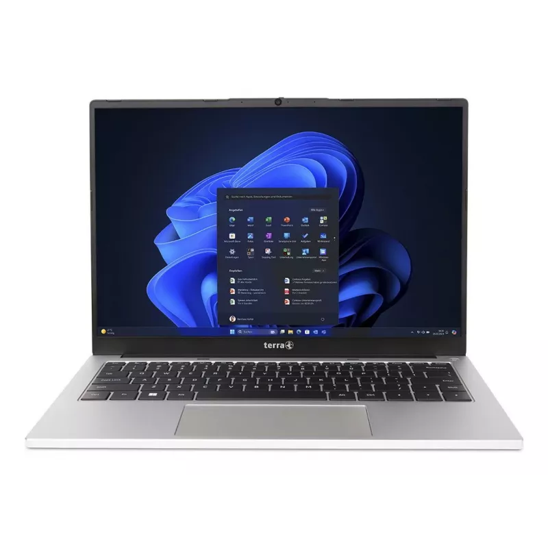 TERRA MOBILE 1410M Intel Core Ultra 5 125U Laptop 35,6 cm (14 Zoll) WUXGA 16 GB DDR5-SDRAM 512 GB SSD Wi-Fi 6 (802.11ax) Windows 11 Pro Deutsch Schwarz, Silber