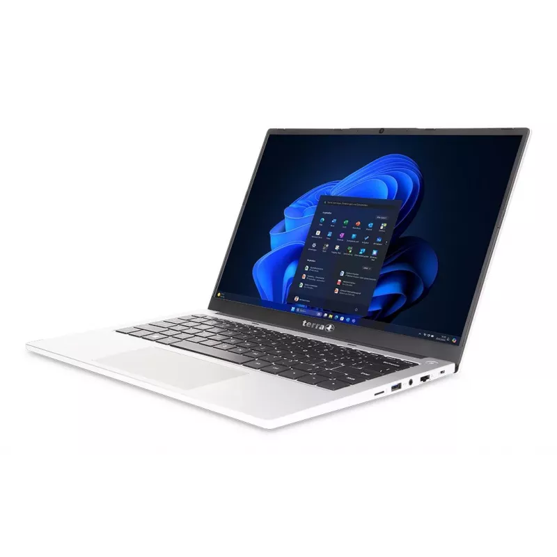 TERRA MOBILE 1410M Intel Core Ultra 5 125U Laptop 35,6 cm (14 Zoll) WUXGA 16 GB DDR5-SDRAM 512 GB SSD Wi-Fi 6 (802.11ax) Windows 11 Pro Deutsch Schwarz, Silber