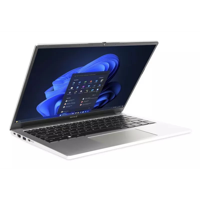 TERRA MOBILE 1410M Intel Core Ultra 5 125U Laptop 35,6 cm (14 Zoll) WUXGA 16 GB DDR5-SDRAM 512 GB SSD Wi-Fi 6 (802.11ax) Windows 11 Pro Deutsch Schwarz, Silber