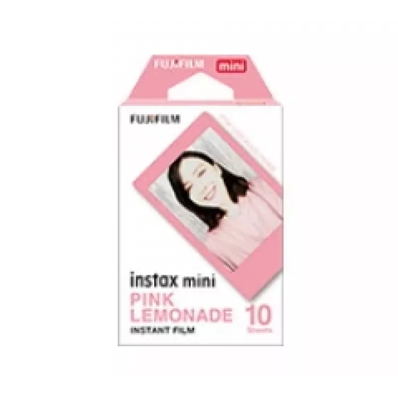 Fujifilm Instax Mini Pink Lemonade Sofortbildfilm 10 Stück 54 x 86 mm