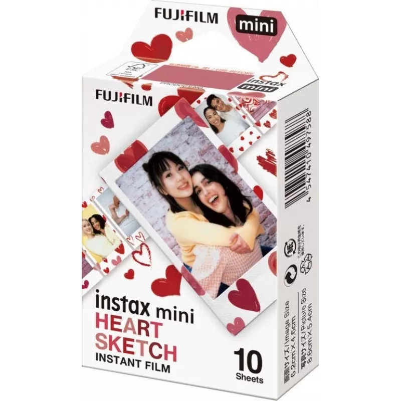 Fujifilm Instax mini Sofortbildfilm 10 Stück 54 x 86 mm
