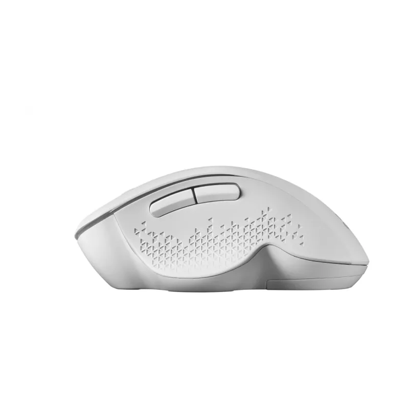 Mars Gaming MMWERGO Wireless Maus Ergonomisch Weiß, Rechtshänder, Mechanisch, RF Wireless, 3200 DPI, Weiß
