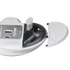 Mars Gaming MMWERGO Wireless Maus Ergonomisch Weiß, Rechtshänder, Mechanisch, RF Wireless, 3200 DPI, Weiß